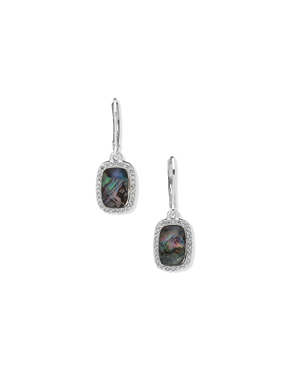 Earring Anne Klein Stone Drop Earring with Pave   | KSC-7664110